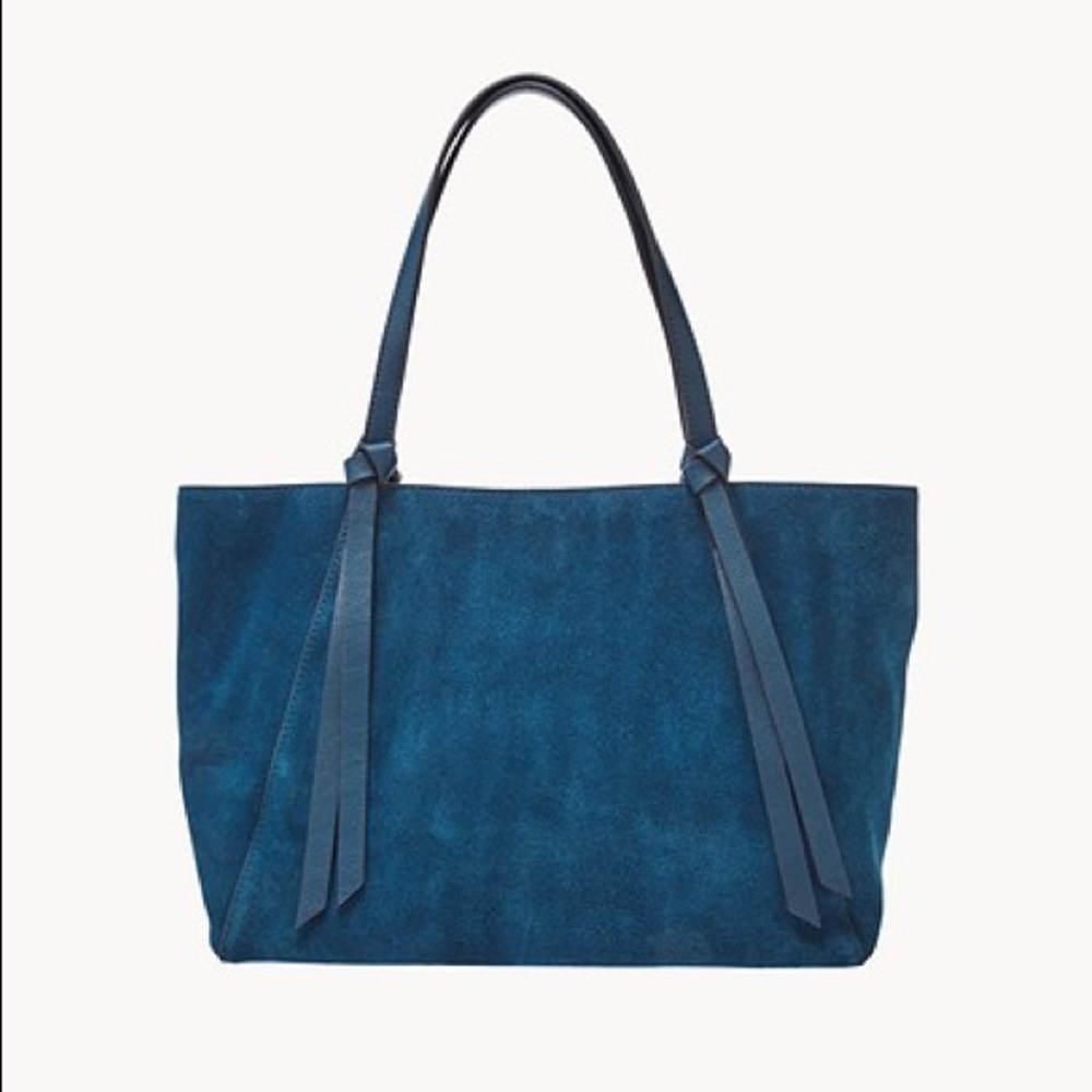 Fossil Rayna Suede Tote - blue